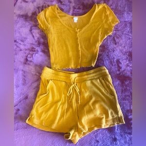 Yellow Sleep/Lounge wear set